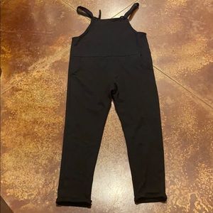Carly Jean Los Angeles black overalls stretchy S